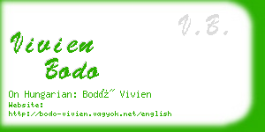 vivien bodo business card